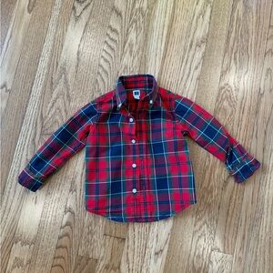 Janie & Jack button up size 18-24M. Like new!